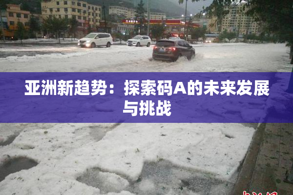 亚洲新趋势：探索码A的未来发展与挑战