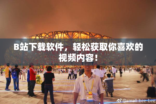 B站下载软件，轻松获取你喜欢的视频内容！