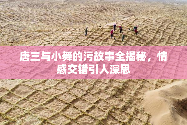 唐三与小舞的污故事全揭秘，情感交错引人深思
