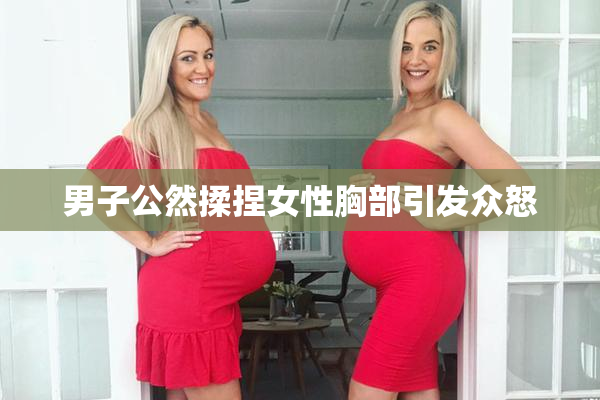 男子公然揉捏女性胸部引发众怒