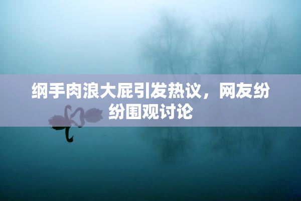 纲手肉浪大屁引发热议，网友纷纷围观讨论