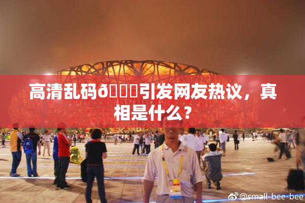 高清乱码🔞引发网友热议，真相是什么？