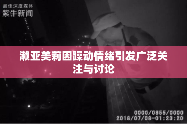 濑亚美莉因躁动情绪引发广泛关注与讨论