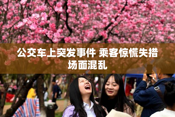 公交车上突发事件 乘客惊慌失措场面混乱