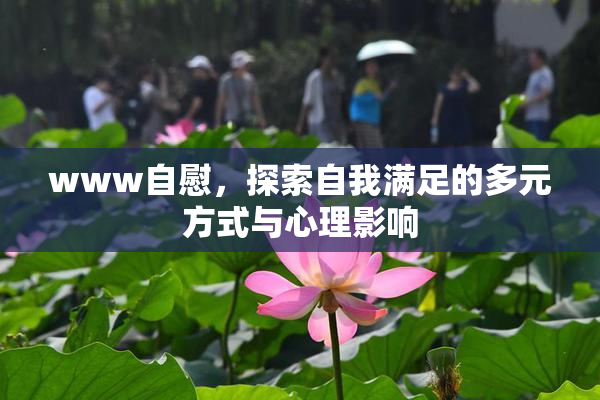 www自慰，探索自我满足的多元方式与心理影响