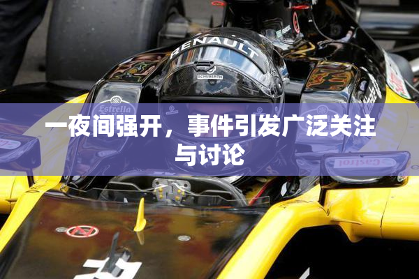 一夜间强开，事件引发广泛关注与讨论