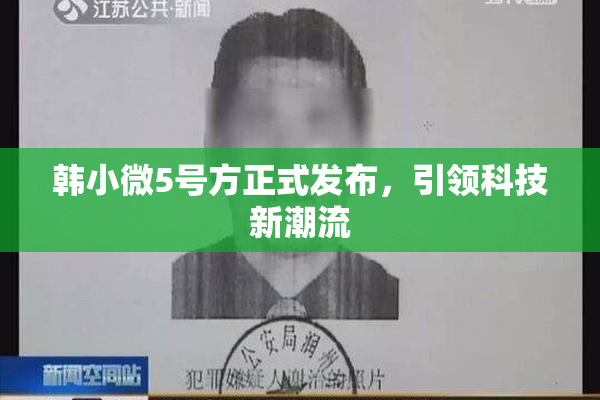 韩小微5号方正式发布，引领科技新潮流