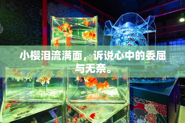 小樱泪流满面，诉说心中的委屈与无奈。