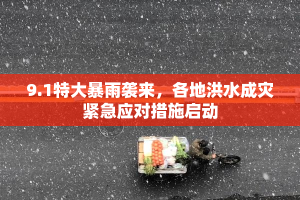 9.1特大暴雨袭来，各地洪水成灾紧急应对措施启动