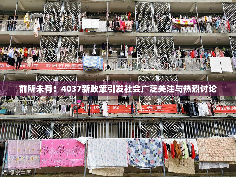 前所未有！4037新政策引发社会广泛关注与热烈讨论