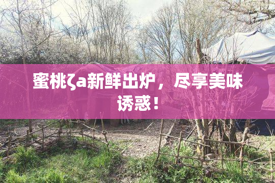 蜜桃ζa新鲜出炉，尽享美味诱惑！