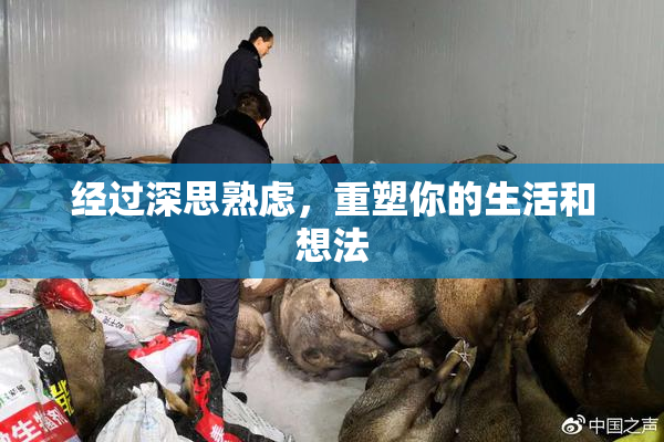 经过深思熟虑，重塑你的生活和想法