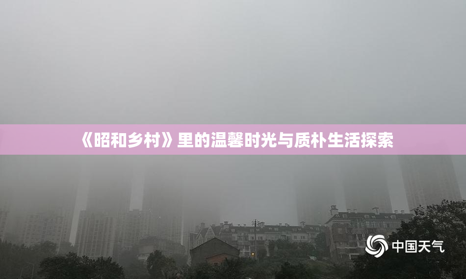 《昭和乡村》里的温馨时光与质朴生活探索