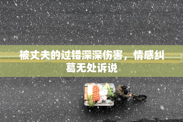 被丈夫的过错深深伤害，情感纠葛无处诉说