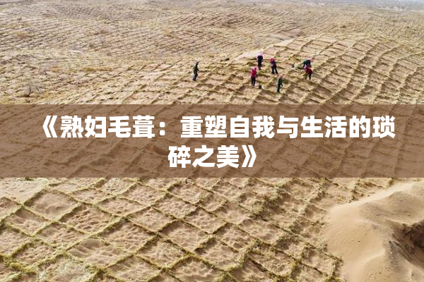 《熟妇毛葺：重塑自我与生活的琐碎之美》