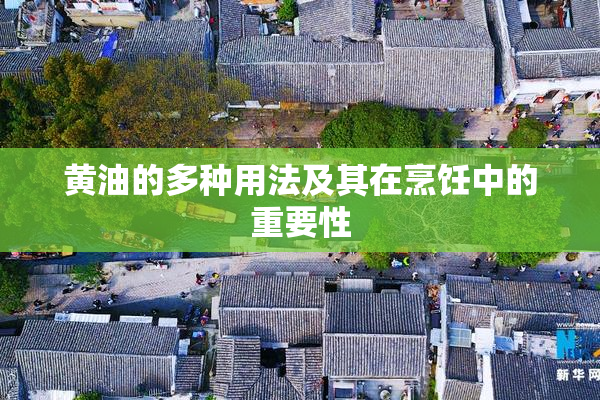 黄油的多种用法及其在烹饪中的重要性