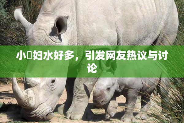 小婬妇水好多，引发网友热议与讨论