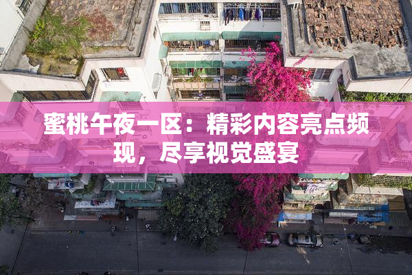 蜜桃午夜一区：精彩内容亮点频现，尽享视觉盛宴