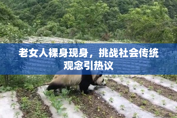 老女人裸身现身，挑战社会传统观念引热议