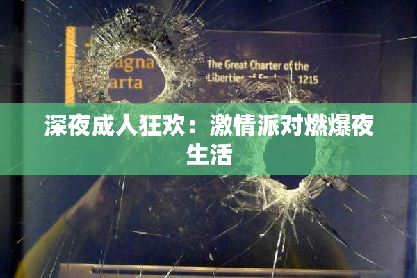 深夜成人狂欢：激情派对燃爆夜生活