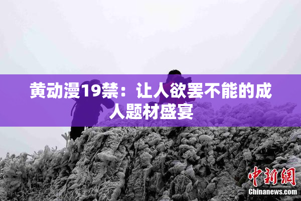 黄动漫19禁：让人欲罢不能的成人题材盛宴