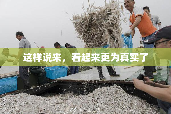 这样说来，看起来更为真实了