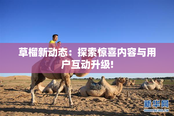 草榴新动态：探索惊喜内容与用户互动升级!