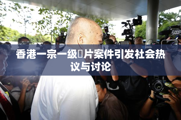 香港一宗一级婬片案件引发社会热议与讨论