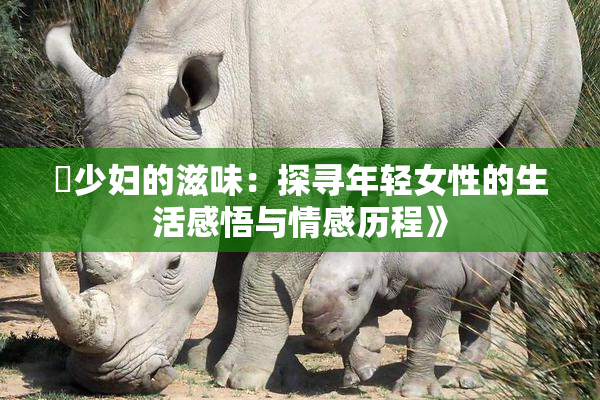 巜少妇的滋味：探寻年轻女性的生活感悟与情感历程》