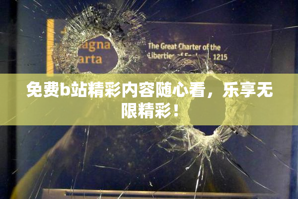 免费b站精彩内容随心看，乐享无限精彩！