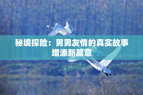 秘境探险：男男友情的真实故事增添新篇章