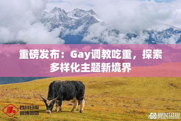 重磅发布：Gay调教吃重，探索多样化主题新境界