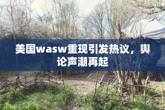 美国wasw重现引发热议，舆论声潮再起