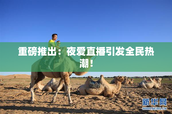 重磅推出：夜爱直播引发全民热潮！