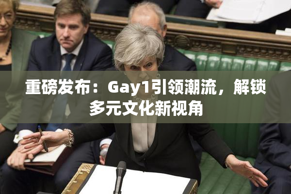 重磅发布：Gay1引领潮流，解锁多元文化新视角