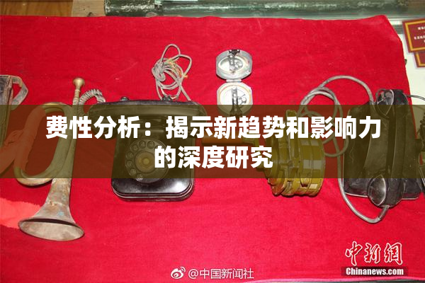 费性分析：揭示新趋势和影响力的深度研究