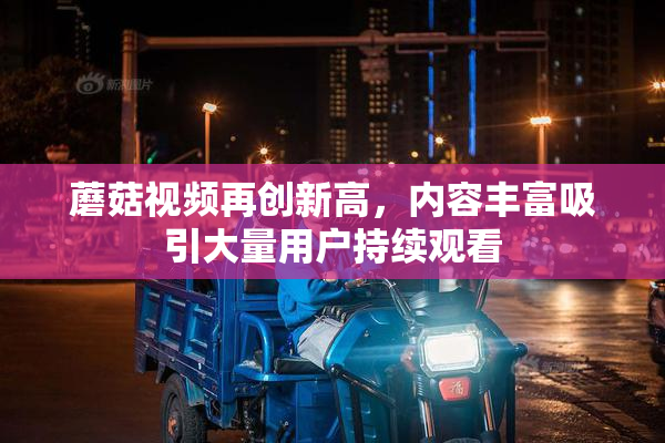 蘑菇视频再创新高，内容丰富吸引大量用户持续观看