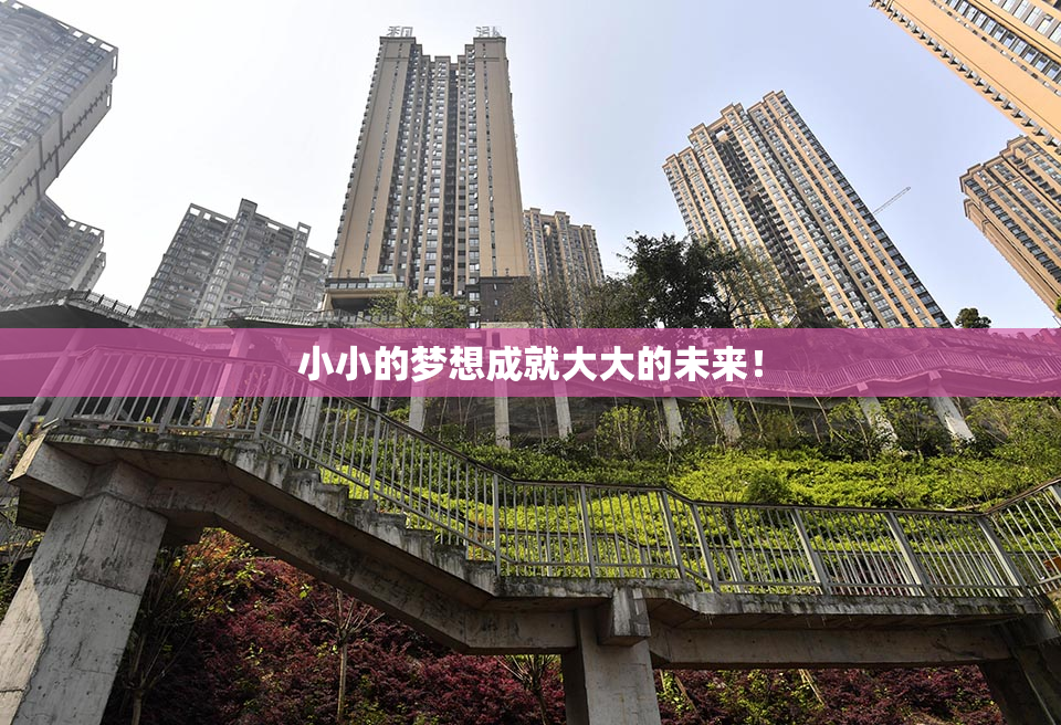 小小的梦想成就大大的未来！