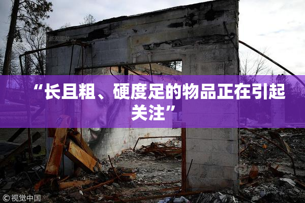 “长且粗、硬度足的物品正在引起关注”