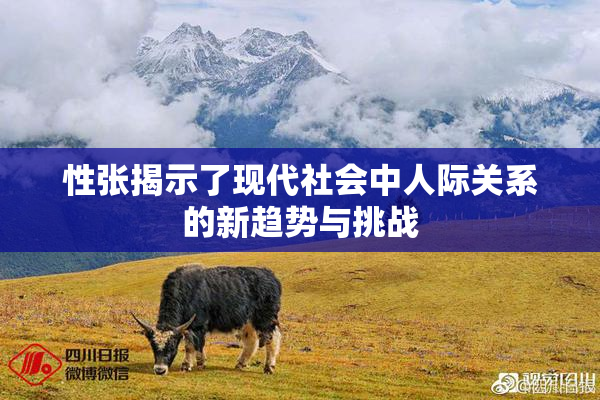 性张揭示了现代社会中人际关系的新趋势与挑战
