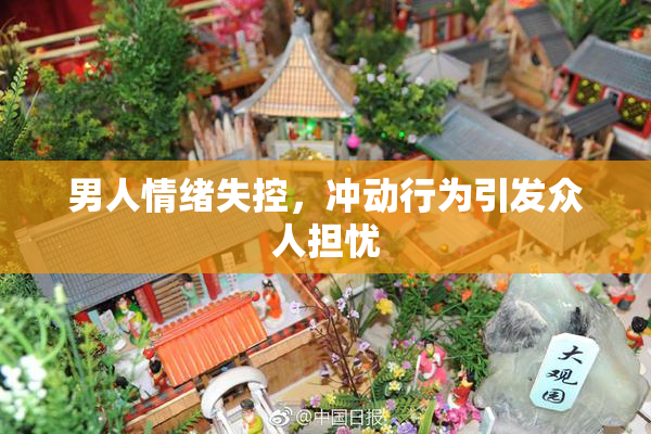 男人情绪失控，冲动行为引发众人担忧