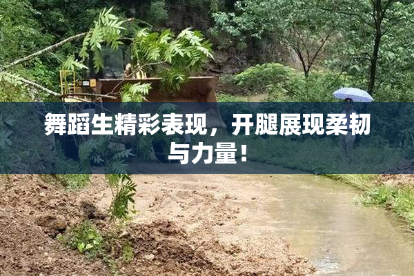 舞蹈生精彩表现，开腿展现柔韧与力量！