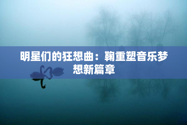 明星们的狂想曲：鞠重塑音乐梦想新篇章
