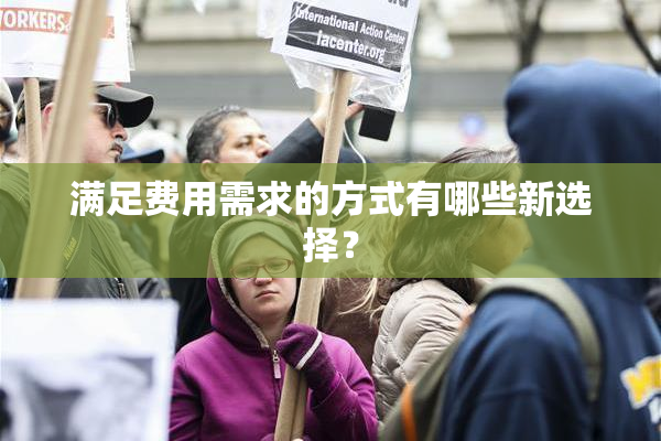 满足费用需求的方式有哪些新选择？