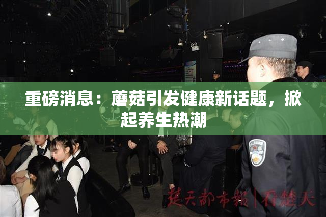 重磅消息：蘑菇引发健康新话题，掀起养生热潮