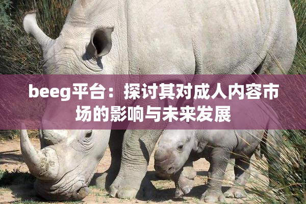 beeg平台：探讨其对成人内容市场的影响与未来发展