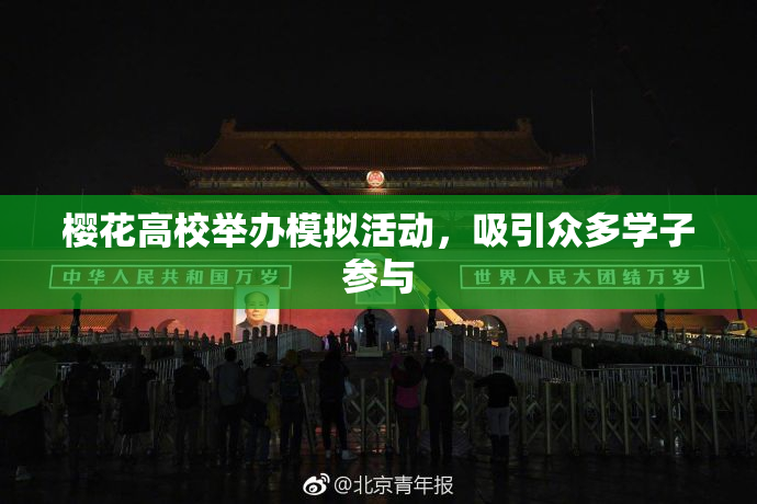 樱花高校举办模拟活动，吸引众多学子参与