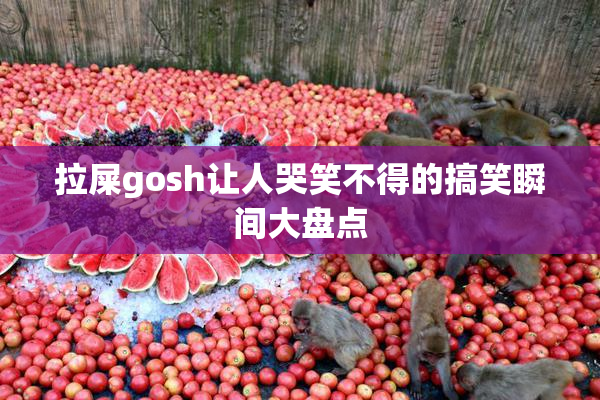 拉屎gosh让人哭笑不得的搞笑瞬间大盘点