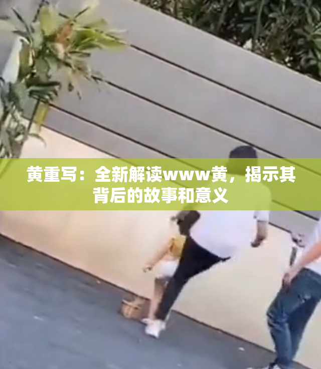 黄重写：全新解读www黄，揭示其背后的故事和意义
