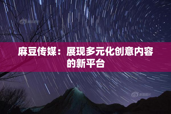 麻豆传媒：展现多元化创意内容的新平台